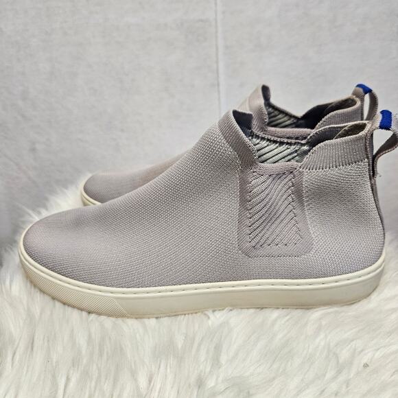 ROTHY'S Shoes - Rothy's Chelsea Boot Women's Size 10 Knit Pull-On Sneaker Lilac Gray